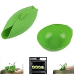 2Pcs Silicone Bread Bowl,Silicone Steamed Fish Bowl,All-Purpose Foldable Silicone Cooking Pocket,Reuseable Microwave Vegetable Steamer,Fish Pot