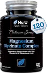 Magnesium Glycinate with Vitamin B6, Zinc and Pantothenic Acid - 120 Vegan Capsu