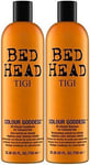 Tigi Bed Head Colour Shampoo and Conditioner Goddess System Tween Set 750 ml