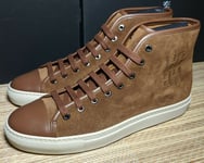 Hugo Boss Mirage_Hito_sdhb high top sneakers 9UK - Made in Italy - leather&suede