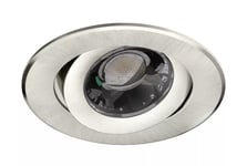 CoreLine Innfelt spotlight RS156B 720lm/827 Ø68 7W aluminium vippbar