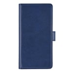 Essentials Samsung Galaxy A36 PU wallet, detachable, 3 cards, blue