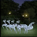 Rensdyr og kane 100 LED'er udendørs brug hvid