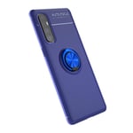 Wuzixi Case for Oppo Find X2 Neo,Ultra-thin shock-resistant TPU protective cover with anti-scratch,360-degree swivel ring,Cover for Oppo Find X2 Neo.Blue