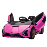 Lamborghini SIAN 12V Kids Electric Ride On Car Toy Remote Control