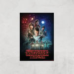 Stranger Things Season One Poster Giclee Art Print - A4 - Print Only