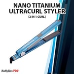 NEW BaByliss PRO Nano Titanium Ultra-Curl Hair Straightener Styler Curler