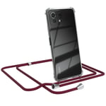 For Xiaomi Mi 11 Lite/5G/5G New Phone Case Cord Case Chain Case Red