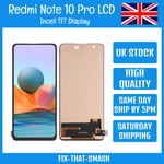 Xiaomi Redmi Note 10 Pro Replacement Incell LCD Display Screen Touch Digitizer