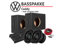 Basspakke m/2 subwoofere, for VW Caddy