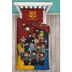 Lego Harry Potter Single Duvet Cover & Pillowcase Bedding Set Wizard Official