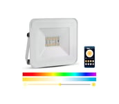 LED RGB Valonheitin LED/20W/230V IP65 valkoinen