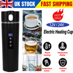 Travel Heat Cup 12V Car Smart Temperature Control Coffee Mug Electric Kettle NEW