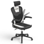 Computer Desk Chair with Adjustable Headrest for Meeting Room and Office