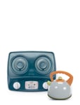 Bio Kettle & Stove Top Toys Toy Kitchen & Accessories Toy Kitchen Accessories Blue Dantoy