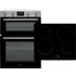 Hisense BI6095IXUK Built In Electric Double Oven and Induction Hob Pack - Stainless Steel / Black A/A Rated