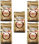 Lavazza Qualita Oro Coffee Beans, 5000G (Pack of 5, Total 5000G)