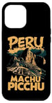 Coque pour iPhone 15 Pro Max Pérou Machu Picchu Adventure Travel Explorer Vintage