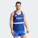 adidas Team France Athletisme Singlet, herre Menn Adult