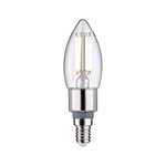 Paulmann 28777 Lampe LED Flamme à filament dim to warm 5 watts gradable Ampoule Clair Lumière efficace dorée à Blanc chaud 1800-3000 K E14