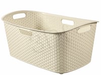 Curver My Style Mangle Basket 223393 (47L  1 Compartment  Cream Color)
