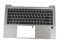 Hp - Ersättningstangentbord För Bärbar Dator - Med Pekpinne, Clickpad - Bakgrundsbelyst - Internationell Engelska - Med Övre Skydd - För Elitebook 840 G7 Notebook