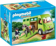PlayMOBIL 6928 Country Horse Transporter, For Children Ages 5+, Fun Imaginative
