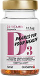 BioSalma D3-vitamin 12,5 µg Tiny Pearls 120 st