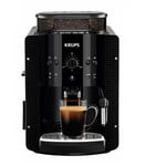 Machine a café grain, 1.7 l, Cafetiere espresso, Buse vapeur pour Cappuccino, 2 tasses en simultané, Essential YY8125FD - Krups