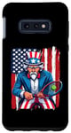 Galaxy S10e Uncle Sam Tennis Player 4th of July American Flag Case