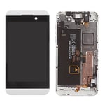 Un known IPartsBuy LCD Screen + Touch Screen Digitizer Assembly with Frame for BlackBerry Z10 4G Accessory Compatible Replacement (Color : White)