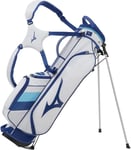 MIZUNO Golf Men's Caddy Bag Tour Slim Stand 7 x 47 inch White Blue 5LJC2226