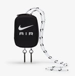 Nike Air Pouch Lanyard Small Zip Bag Wallet Black Unisex 100% Genuine Brand New