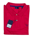 GANT POLO SHIRT STRETCH EMBROIDERED LOGO RED SIZE 2XL NEW NWT