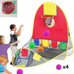 Hot Portable Ball Scoring Tent Children Kids Baby Basketball Pi Multi One Size