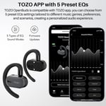 TOZO OpenBuds Lightweight True Wireless Earbuds Open Ear Dual-Axis Design