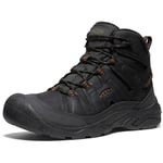 KEEN Men's Circadia Mid Waterproof Hiking Boots, Black/Curry, 10 UK