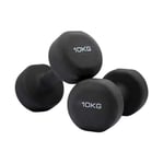 LILIS Weight Bench Adjustable Dumbbells Hex Dumbbells Weight Set of 2, Neoprene Dumbbell Set Coated for Non Slip, for Home and Gym Fitness Exercise (Color : 10KG*2)