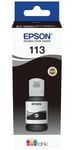 113 EcoTank Ink Refill Bottle, Black - C13T06B140