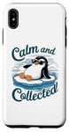 Coque pour iPhone XS Max Design amusant pour se calmer avec le pingouin