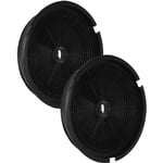 Vhbw - 2x Filtres à charbon actif remplacement pour Whirlpool 481281728933 pour hotte aspirante - 19 cm
