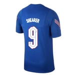 2020-2021 England Training Football Soccer T-Shirt (Blue) (Alan Shearer 9)