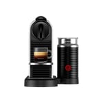 Nespresso CitiZ Platinum &amp; Milk Stainless Steel C Kaffemaskin med kapslar
