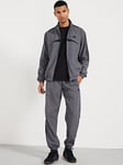 adidas Sportswear Mens Woven Tracksuit - Grey, Grey, Size L, Men