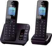 PANASONIC KX-TG8182EB Cordless Phone with Answering Machine - Twin Handsets