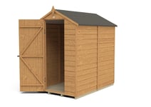 Forest Garden Overlap Windowless Apex Shed - 6 x 4ft