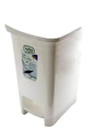 40 Litre Plastic Slim Eco Pedal Bin Dustbin Cosmetic Waste Bin Home & Office