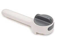 Joseph Joseph Can-Do Plus Can Opener and Ring-Pull, Tin Opener with long handle for extra grip, White/Grey