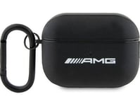 Mercedes Benz Apple Airpods Pro Hörlursfodral 2 Mercedes Amg Läder Vit Logotyp (Amap2slwk) Svart