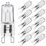 Halogenlampa G9 60W Varmvit 2800K 680LM 230V Dimbar Halogenkapsel Glödlampa Pack med 10